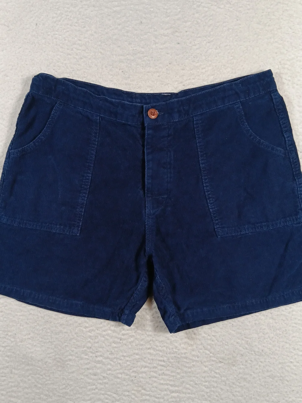 Birdwell Beach Britches Shorts Mens 36 Blue Classic Corduroy 5